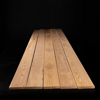 картинка Планкен прямой 20*140*2000мм сорт А лиственница (7шт/уп) от магазина Кубатура