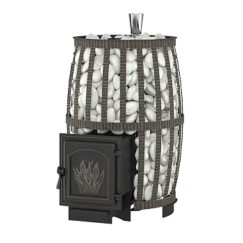 картинка Печь банная Везувий Легенда Русский пар Ковка 24 (271) Чугун от магазина Кубатура