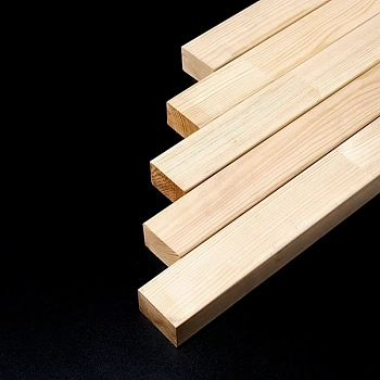 картинка Брусок сращенный для перегородок 40*60*3000мм сосна сорт Экстра (с фаской R3 на углах) от магазина Кубатура