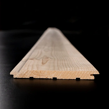 картинка Имитация бруса ИжПрофиль Ель 17*172(152)*1000мм сорт АВ увеличенный шип 20мм от магазина Кубатура