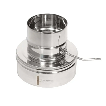 картинка Шибер-переход моно/термо D115/200 нерж.сталь 430-0.8/0.5мм от магазина Кубатура