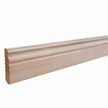 картинка Плинтус молдинг фигурный 90*12*2500мм сосна сорт Экстра от магазина Кубатура
