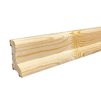 картинка Плинтус евро 52*2000мм сосна сорт Экстра от магазина Кубатура