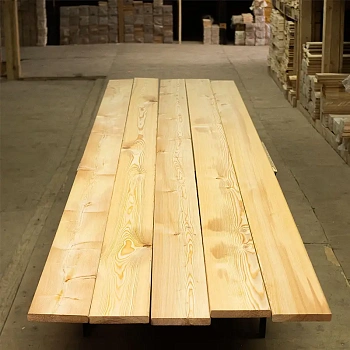 картинка Планкен прямой 20*140*6000мм сорт АВ лиственница от магазина Кубатура