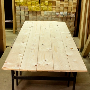 картинка Имитация бруса ель/сосна 12,5*142(135)*1000мм сорт С Киров от магазина Кубатура