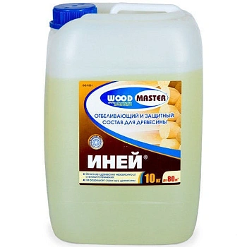 картинка Отбеливающий состав для древесины Wood Master Иней готовый состав 10кг от магазина Кубатура
