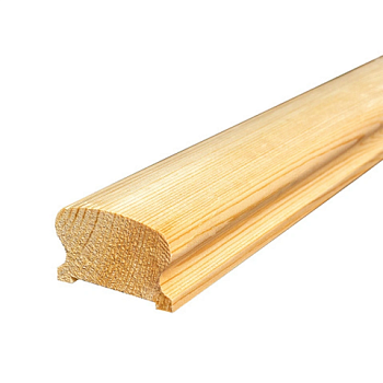 картинка Поручень 45*65*2000мм Ель/Сосна сорт А сращенный под 50мм балясину от магазина Кубатура