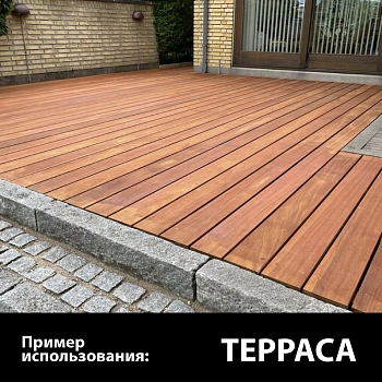 картинка Палубная доска 28*120*4000мм сорт А лиственница от магазина Кубатура
