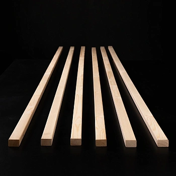 картинка Рейка сращенная для декора стен 30*45*3000мм сосна сорт Экстра (с фаской R3 на углах) от магазина Кубатура