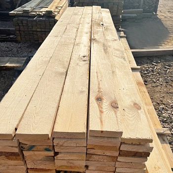 картинка Доска обрезная камерной сушки 25*100*6000мм 3-4 сорт (ГОСТ 26002-83) хвойные породы от магазина Кубатура