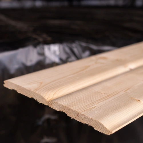 картинка Имитация бруса Финский профиль ель/сосна 17*143(135)*6000мм сорт АВ (5шт/уп) от магазина Кубатура