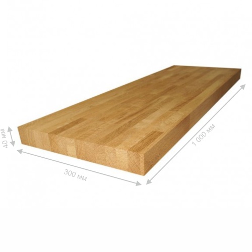 картинка Ступень 40*300*1000мм Дуб от магазина Кубатура