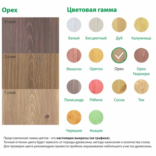 картинка Текстурол ТИКСО Орех 3л деревозащитное средство от магазина Кубатура