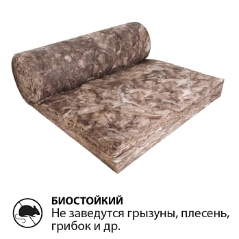 картинка Утеплитель ТеплоKNAUF Aquastatik "Для кровли" рулон 150*1220*5500мм (1 шт/уп, Λ0.037, S6.71м²) от магазина Кубатура