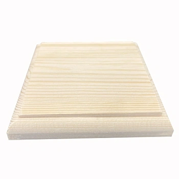 картинка Накладка на столб квадратная 100мм Сосна сорт Экстра сращенная от магазина Кубатура