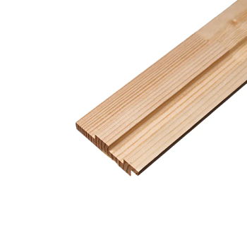 картинка Панель декоративная (вагонка реечная) 21*90*3000мм сосна сорт Прима сращенная от магазина Кубатура